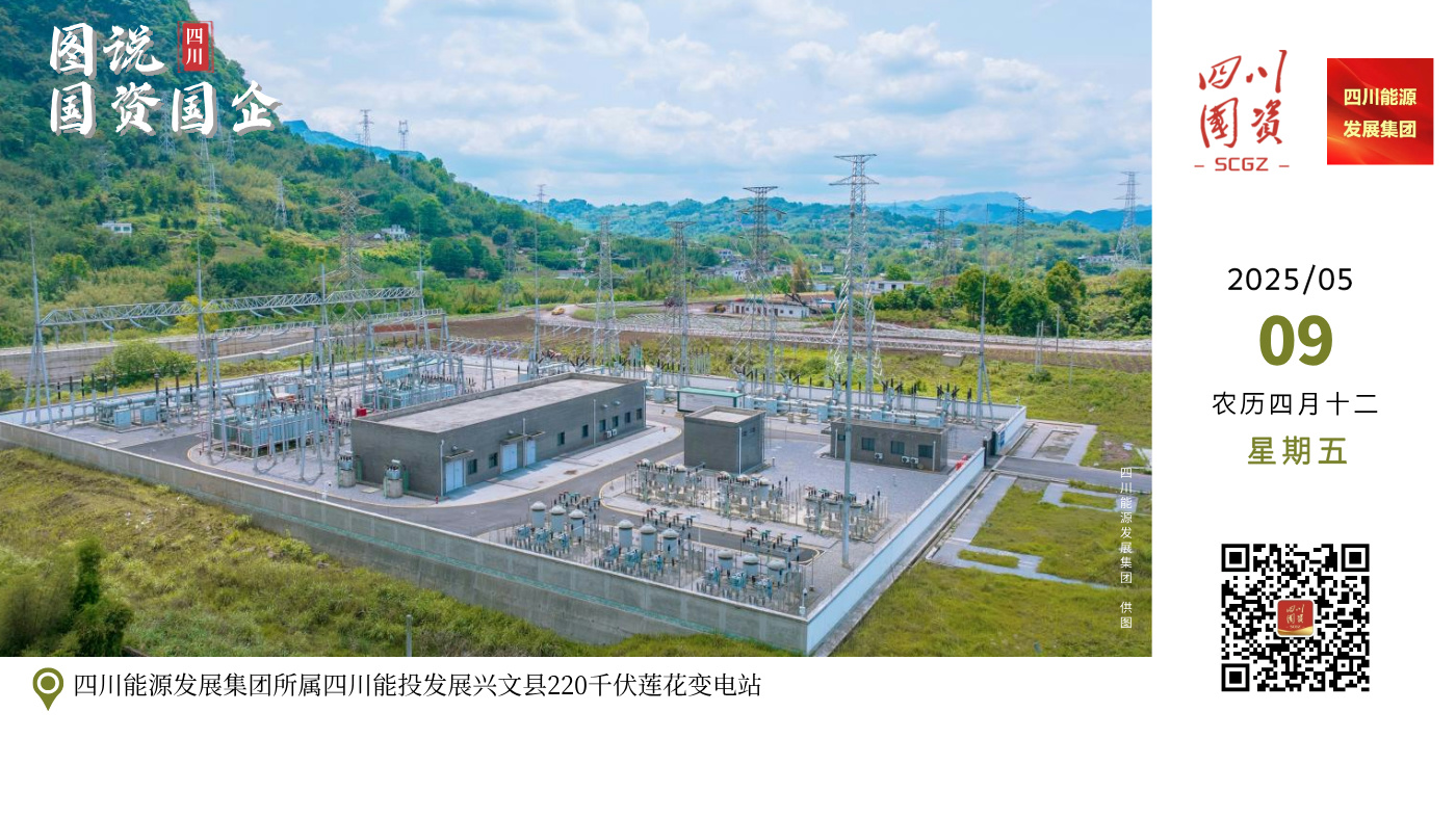 四川能源发展集团所属四川能投发展兴文县220千伏莲花变电站是省属宜宾电网的重要枢纽站，担负着优化区域能源布局、服务地方产业升级的重要作用。该站采用GIS组合开关设备及双母线接线方式，大幅提升了区域电网的供电能力和运行效率，为兴文县“工业强县、产业兴县、文旅富县”战略目标的实施和群众用电需求提供了坚强可靠的电力保障。