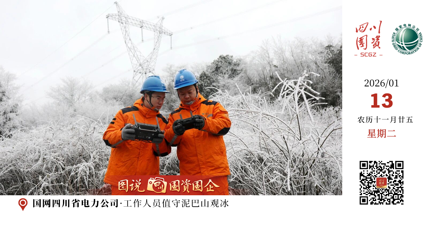 日前，国网四川超高压公司经过连续4天的风雪攻坚，成功清除裹在500千伏石雅四回输电线路导地线上的覆冰。