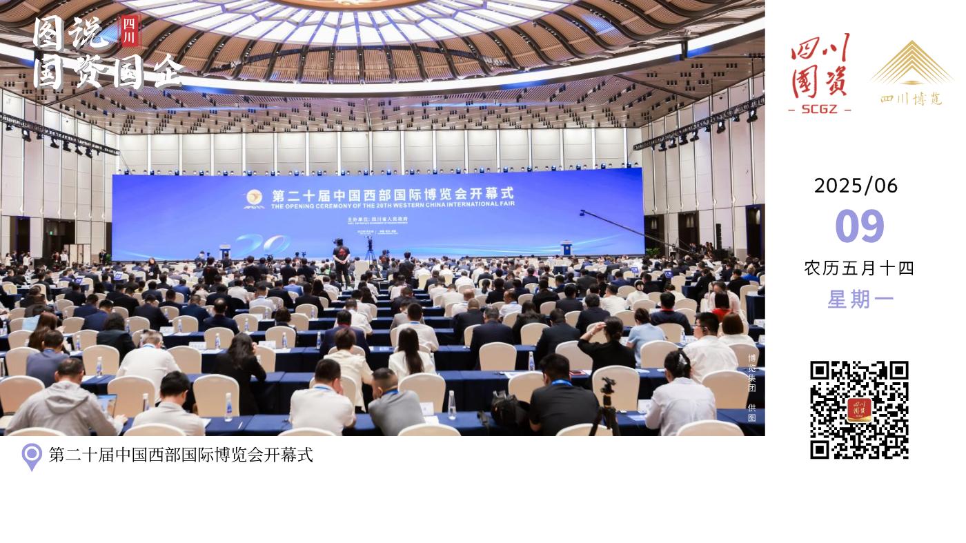 5月25日-29日，第二十届中国西部国际博览会在成都成功举办。本届西博会秉持“共办、共享、共赢”理念，为世界各国分享中国西部发展机遇提供了有效平台。四川博览集团作为四川省唯一的省属会展国有企业，与四川省经济合作局共同承担西博会组委会秘书处职能，负责西博会的组织实施，按照“简约、安全、务实、有效”办会原则，扎实推进活动组织、宣传推广、邀请接待、展览展示、会务保障等各项工作，办出了一届亮点纷呈、成果丰硕的高水平专业展会。